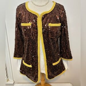 Sequin Jacket by IMAN New without tags